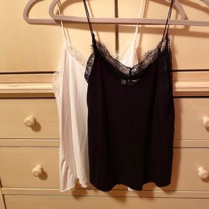 Black and white camisole